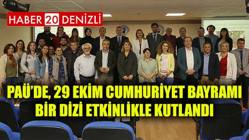 PAÜ’de, 29 Ekim Cumhuriyet Bayramı Bir Dizi Etkinlikle Kutlandı