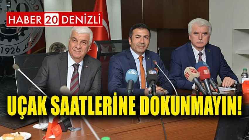 Uçak Saatlerine Dokunmayın!