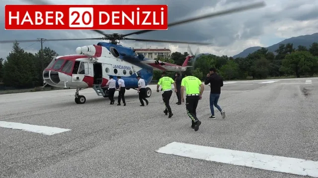 Ölümlü kazaların arttığı Denizli’de trafik havadan denetlendi