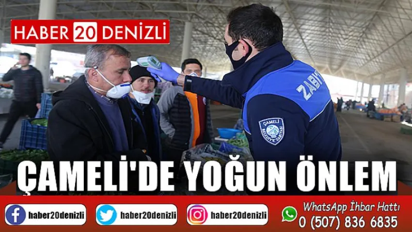 Çameli'de Yoğun Önlem