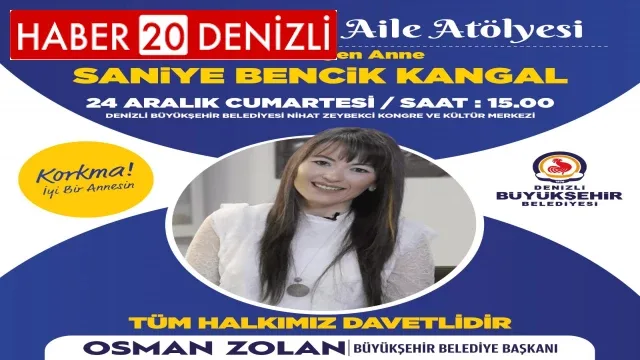 Büyükşehir ile Aile Atölyesi başlıyor