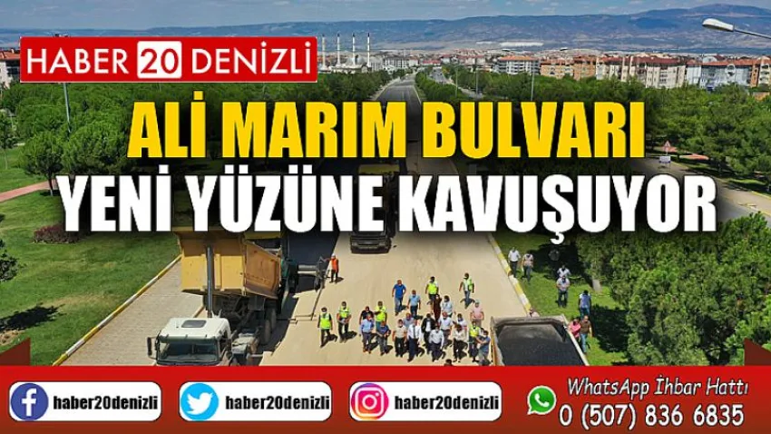 Ali Marım Bulvarı yeni yüzüne kavuşuyor