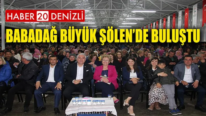 Babadağ Büyük Şölen’de Buluştu