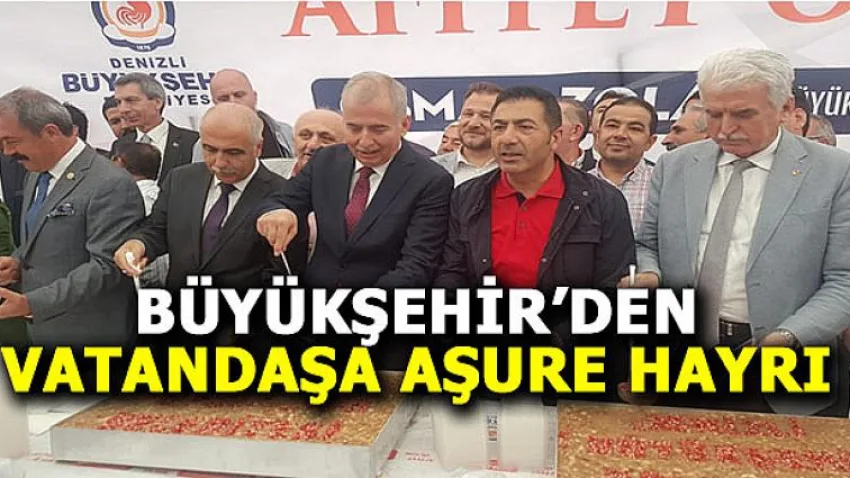 Büyükşehir'den Vatandaşa Aşure Hayrı