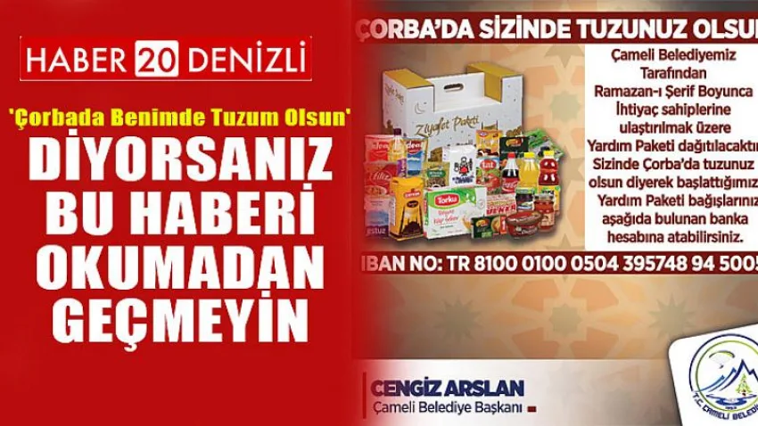 'Çorbada Benimde Tuzum Olsun' Diyorsanız Bu Haberi Okumadan Geçmeyin