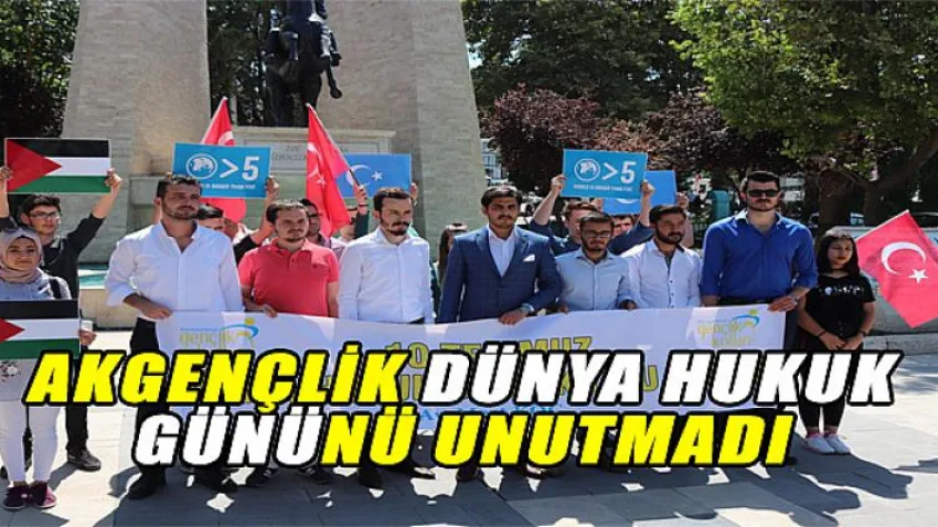 Akgençlik Dünya Hukuk Gününü Unutmadı