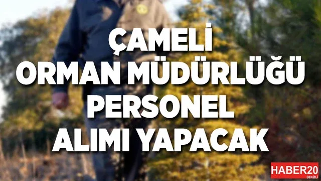 Çameli ilçe Tarım ve Orman Müdürlüğü personel alımı yapacak