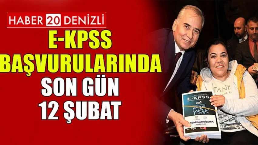 E-KPSS başvurularında son gün 12 Şubat