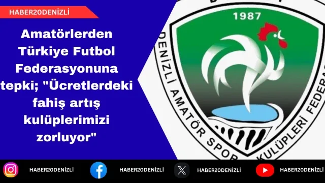 Amatörlerden Türkiye Futbol Federasyonuna tepki; "Ücretlerdeki fahiş artış kulüplerimizi zorluyor"