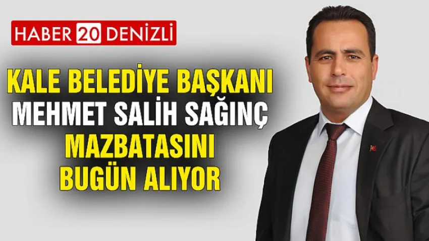 Başkan Sağınç Mazbatasını Bugün Alıyor
