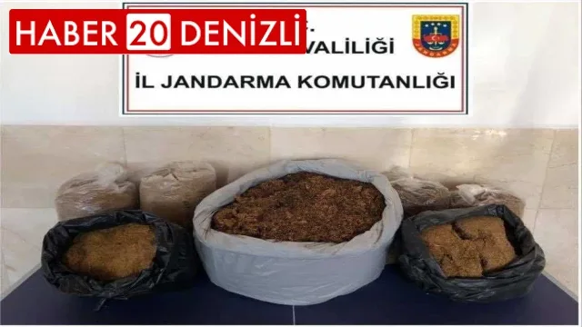 Denizli’de 51 kilo kaçak tütün ve 93 parça tarihi eser ele geçirildi