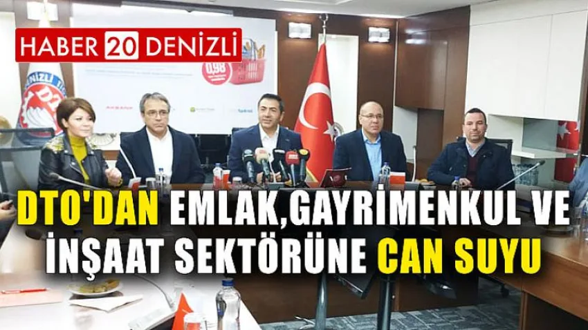 DTO'dan Emlak,gayrimenkul ve İnşaat Sektörüne Can Suyu