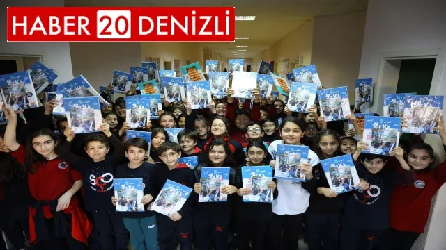 Denizlili çocuklara karne hediyesi