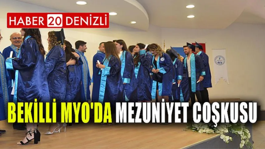 Bekilli Myo'da Mezuniyet Coşkusu
