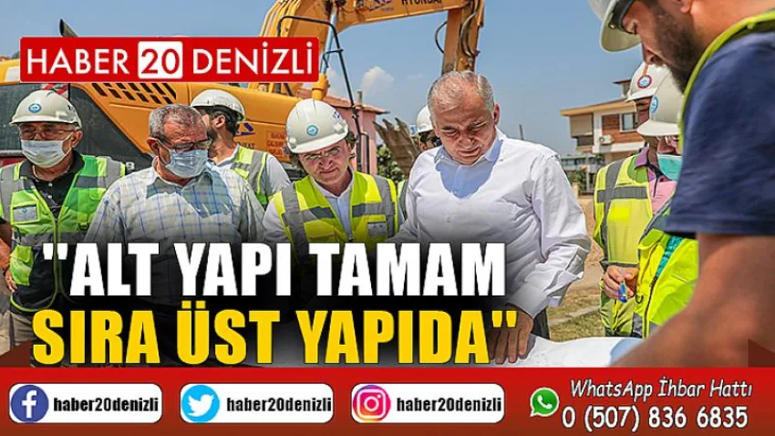 Serinhisar’da alt yapısı sil baştan yenilendi