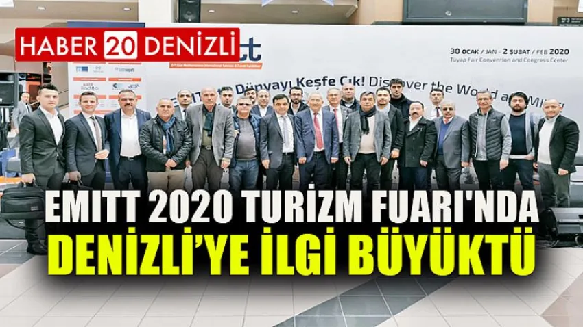 Emıtt 2020 Turizm Fuarı'nda, Denizli’ye İlgi Büyüktü