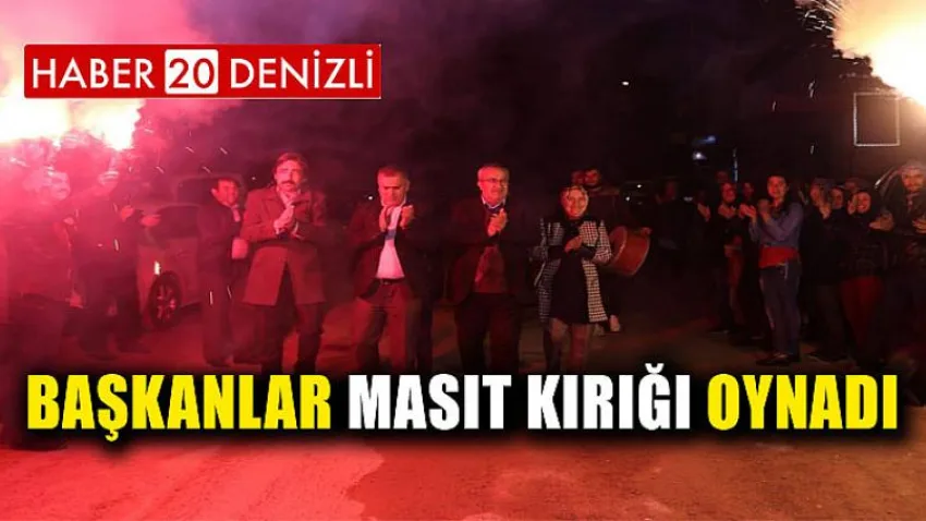 Başkanlar Masıt Kırığı Oynadı