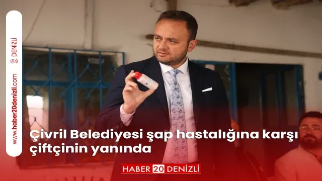 Çivril Belediyesi şap hastalığına karşı çiftçinin yanında