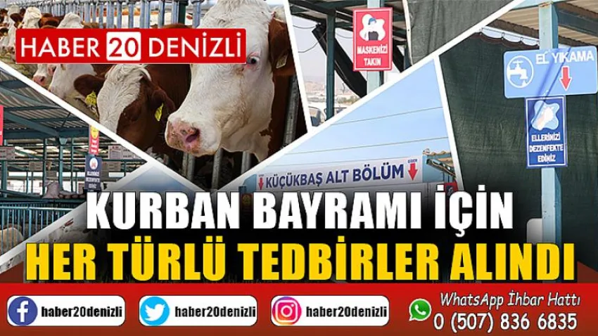Kurban Bayramı İçin Her Türlü Tedbirler Alındı