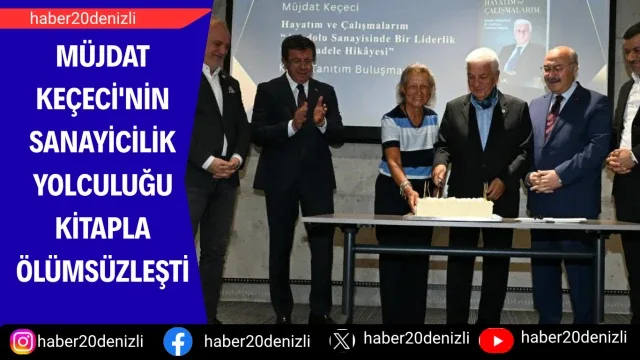 Müjdat Keçeci'nin sanayicilik yolculuğu kitapla ölümsüzleşti