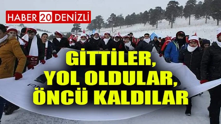 Gittiler, Yol Oldular, Öncü Kaldılar