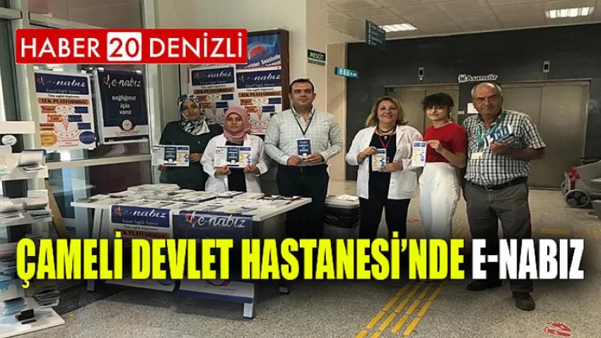 Çameli Devlet Hastanesinde E-NABIZ