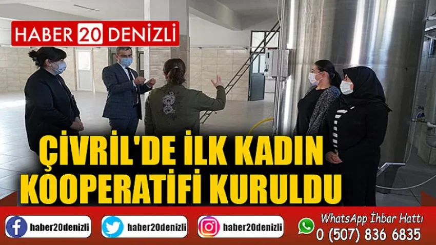 Çivril'de İlk Kadın Kooperatifi Kuruldu