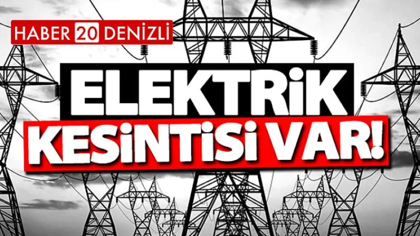 Elektrik Kesintisi Var !