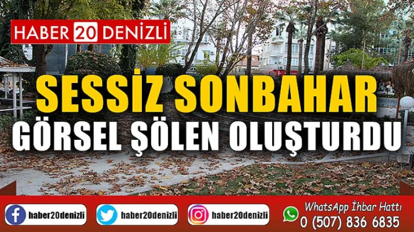 Sessiz sonbahar görsel şölen oluşturdu
