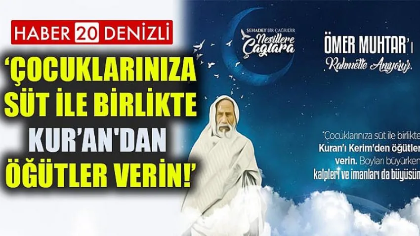 Çocuklarınıza Süt ile Birlikte Kur’an'dan Öğütler Verin!