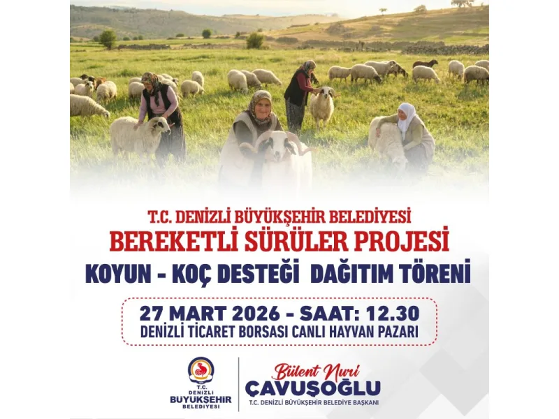 ​“Bereketli Sürüler Projesi” kapsamında yüzlerce üreticiye damızlık desteği