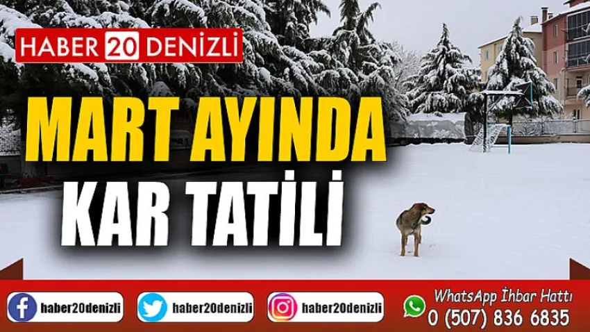 Mart ayında kar tatili