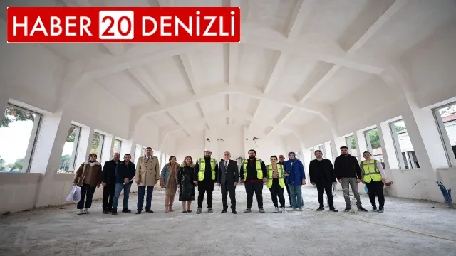 Denizli Kent Müzesi inşası hızla devam ediyor