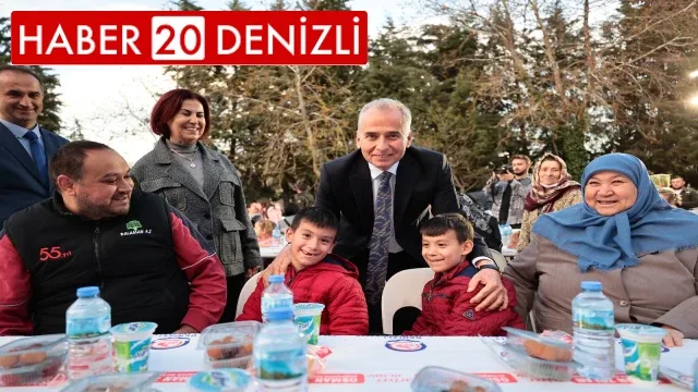 Denizlililer, Büyükşehirin mahalle iftarlarında buluşuyor Gönül sofrası Yenişehir’de kuruldu