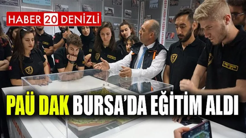 PAÜ DAK Bursa’da Eğitim Aldı