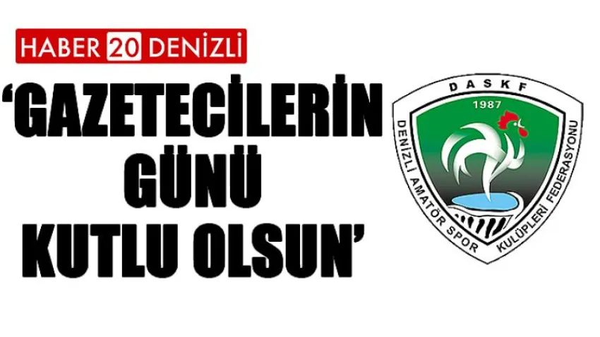 Gazetecilerin günü kutlu olsun