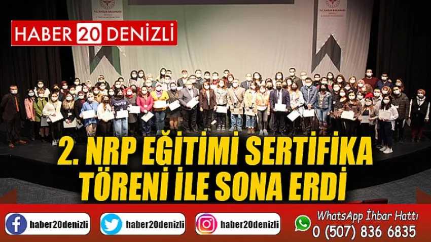 2. NRP eğitimi sertifika töreni ile sona erdi