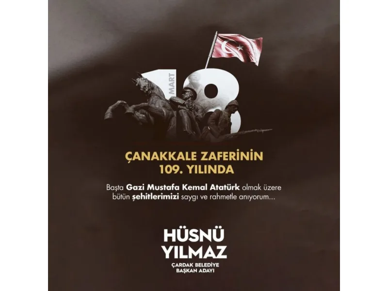Başkan Yılmaz'dan 18 Mart Mesajı