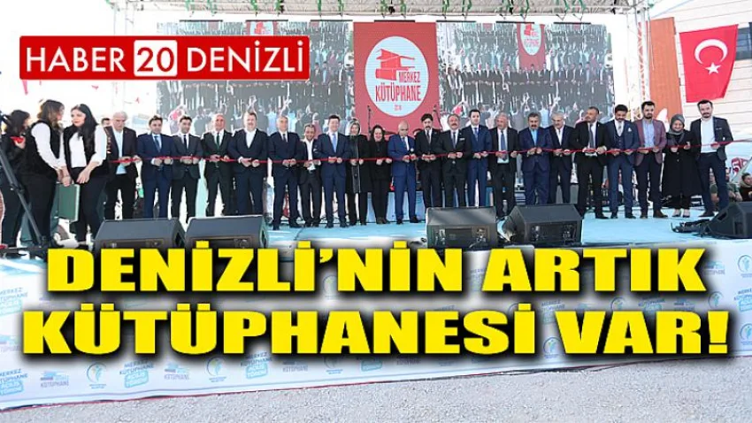 Denizli’nin Artık Kütüphanesi Var!
