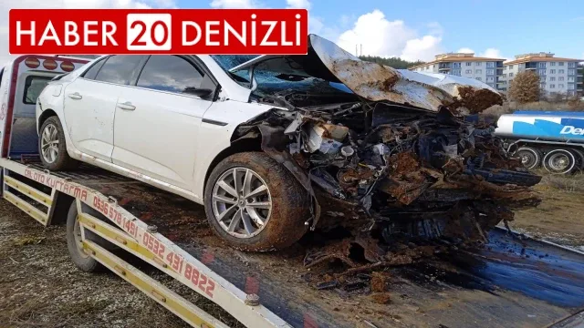 Kontrolden çıkan otomobil köprüden yere çakıldı: 1 ölü, 2 yaralı