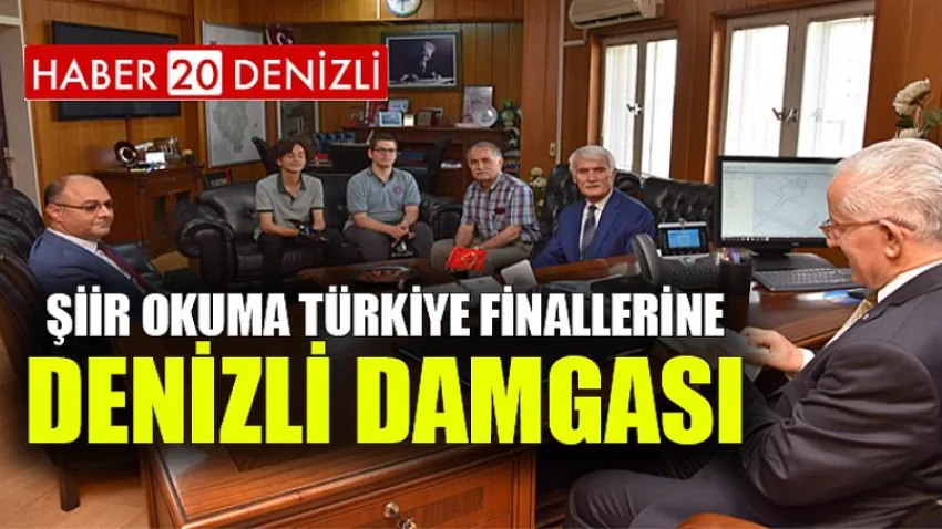 Şiir Okuma Türkiye Finallerine Denizli Damgası