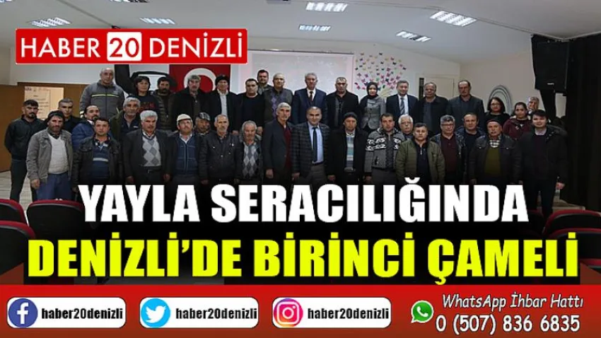 Yayla Seracılığında Denizli’de Birinci Çameli