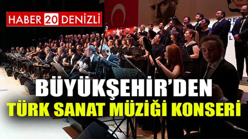 Büyükşehir’den Türk Sanat Müziği Konseri