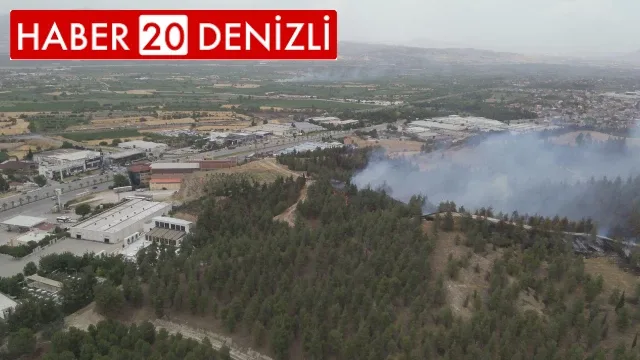 Büyükşehir İtfaiye 21 araç ve 55 personelle yangına müdahale ediyor