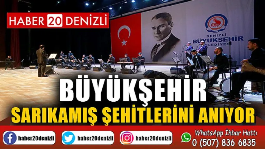 Büyükşehir Sarıkamış şehitlerini anıyor
