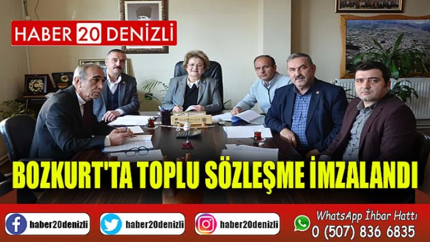 Bozkurt'ta Toplu Sözleşme İmzalandı