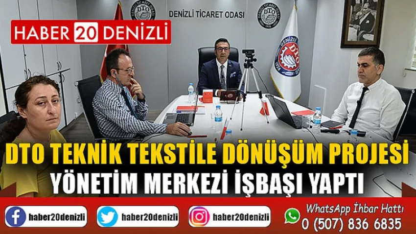 DTO Teknik Tekstile Dönüşüm Projesi Yönetim Merkezi İşbaşı Yaptı