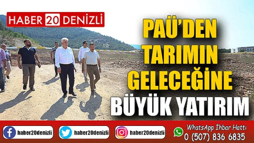PAÜ’den tarımın geleceğine büyük yatırım