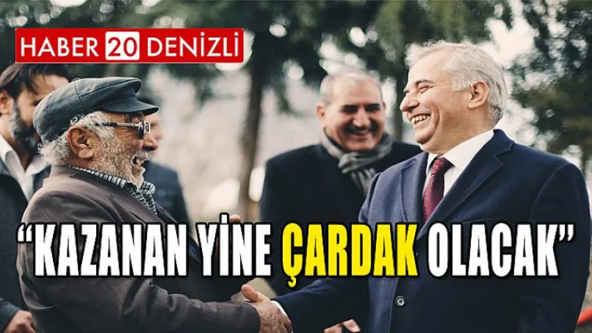 Başkan Osman Zolan: ‘‘Kazanan yine Çardak Olacak’’