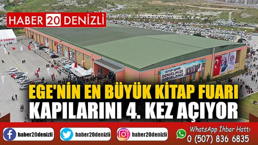 Ege'nin en büyük kitap fuarı kapılarını 4. kez açıyor